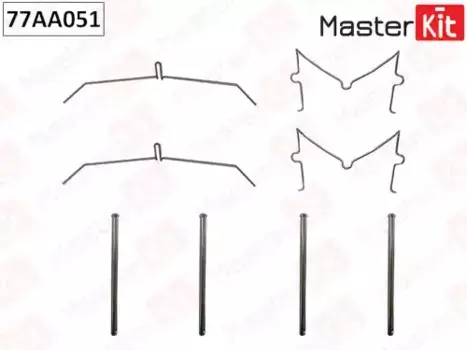 Пружины барабанных тормозных колодок MASTERKIT 77AA051