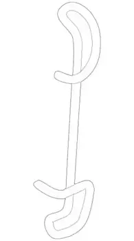 Пружины барабанных тормозных колодок VAG 1K0 615 231 B