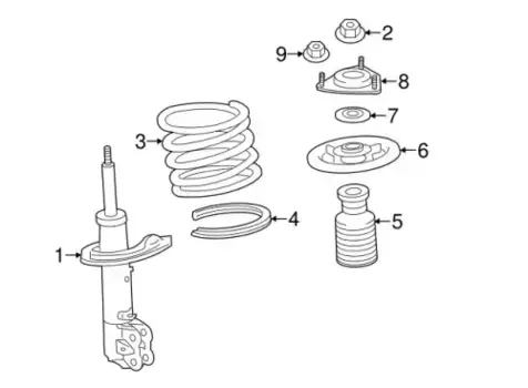 пыльник амортизатора переднего!\ Mitsubishi ASX GA 10> 4060A644