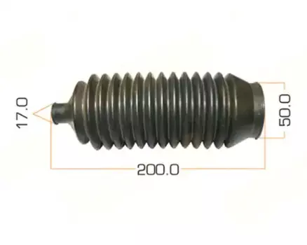 пыльник рейки рулевой!\ Mitsubishi Pajero II 90-00 MR-2402 MASUMA