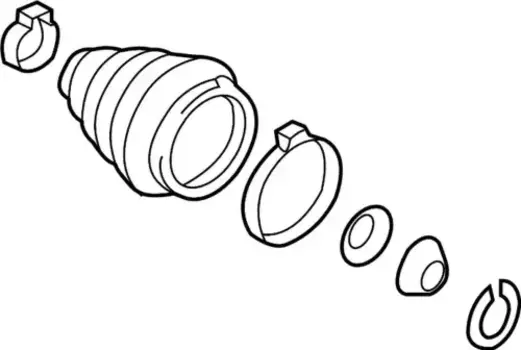 пыльник ШPУCа!\ Audi A1/TT, Seat Leon, VW Golf/Jetta 6R0498203A VAG