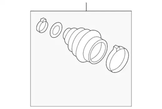 пыльник шруса 25.8x51.5x59 RA OUT AUDI A3 II, III, A6, A7, A8, Q3, Q5, RS6, S3, S8, SQ5, TT, SEAT 8R0598203 VAG