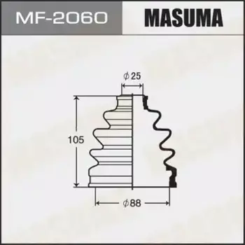 пыльник ШРУСа!\ Daihatsu, Honda, Hyundai, Isuzu, Mazda, Mitsubishi,Opel,Toyota 86> MF2060 MASUMA