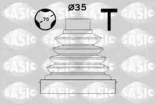 пыльник ШРУСа наружного!\ Citroen C5/Xsara, Peugeot 206/207/2008/3008 1.4-2.0 00>