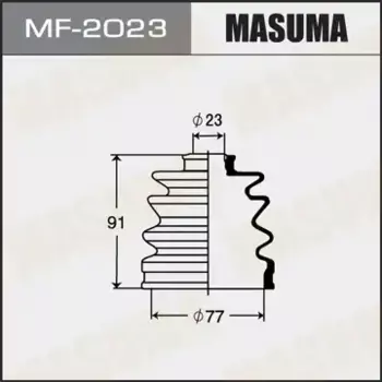 пыльник ШРУСа наружного!\ Mitsubishi Lancer 1.3i/1.5i/1.6i/2.0D 88-96 MF-2023 MASUMA