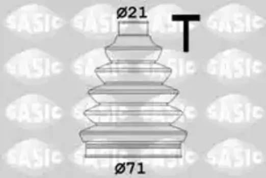 пыльник ШРУСа наружный!\ Citroen C3 03> 1900019 SASIC