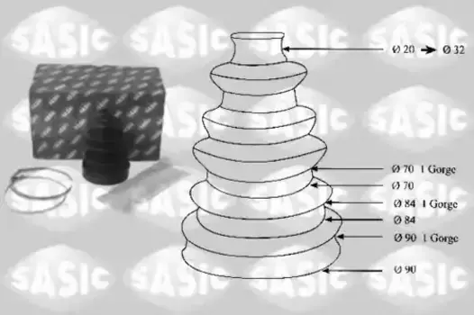 пыльник ШРУСа!\Renault Avantime/Espace/Laguna I 91> 1900001 SASIC