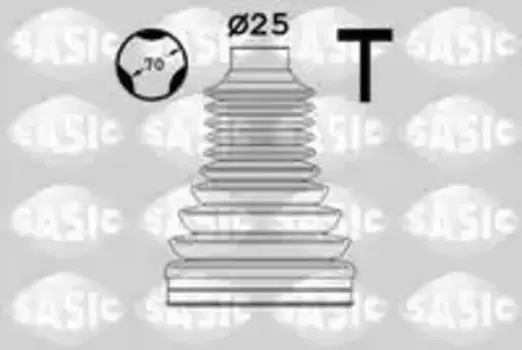 ПЫЛЬНИК ШРУСА (УСТАНОВ. КОМПЛЕКТ) BMW SASIC 1906124