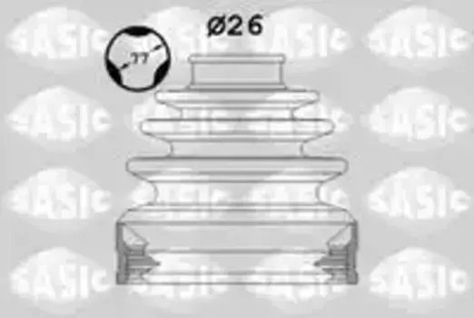 пыльник ШРУСа внутреннего!\ Nissan Qashqai 1.5dCi 07-13 1906086 SASIC