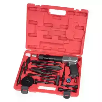 R7501119 Пневмомолоток с набором зубил и насадок 19пр. ARNEZI R7501119