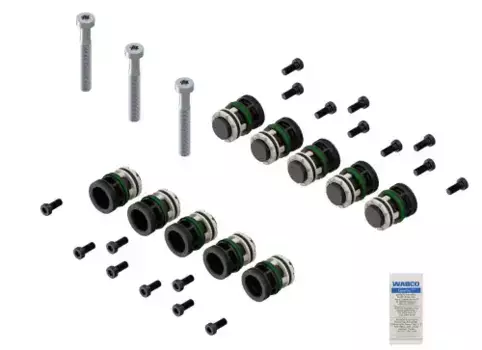 р/к блока упр. КПП! ZF AS Tronik GS3 (клапаны пластм., резина, винты металл)\ MAN 421 355 951 2 WABCO