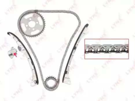 р-к цепи ГРМ!\ Toyota Avensis/RAV4/Corolla 2.2D 05> TK-0156 LYNXAUTO