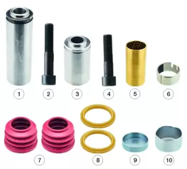 р/к диcк.тормоза!12(мр)напр.114/64,втулка мет H20,винты85/70,пыльн.кр\SN7/SK7 Scania,SAF