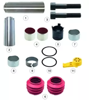 р/к диcк.тормоза! (п) колпачок, ключ,шестерня Haldex\ Modul T,SBS 2220