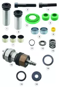 р/к диcкового тормоза ! 16(мр) с механизмом регулировки со ""штырем"" PAN17 \DAF,Iveco" 0810 30182 ANDAC