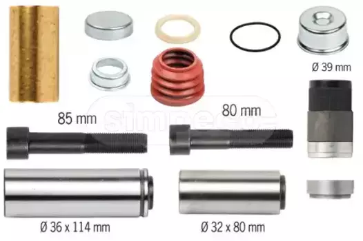 р/к дискового тормоза! 13(мр) р/к направляющих суппорта\ KNORR SB6/SB7 SP0501.0100 SIMPECO