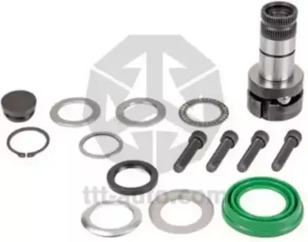 р/к дискового тормоза! 15(мр) вал шлицевой, болты, шайбы, пыльник, упл. прав. Wabco\DAF 55 17517 TTT