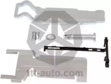 р/к дискового тормоза! 6(м) пластины,шплинт,шайба \Knorr SB7/SN7 16809 TTT