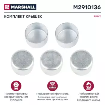 р/к дискового тормоза! (м) крышки 40x24.5мм 5шт.\ Knorr SN6/SN7/SK7 M2910136 MARSHALL