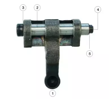 р\к дискового тормоза! (м) рычаг нажимной с осью BPW \TSB 3709/4309/4312