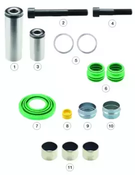 р/к дискового тормоза!(мр) направляющие,болты,втулки,крышки,пыльники,уплотнители\SAF 0810 30123 ANDAC