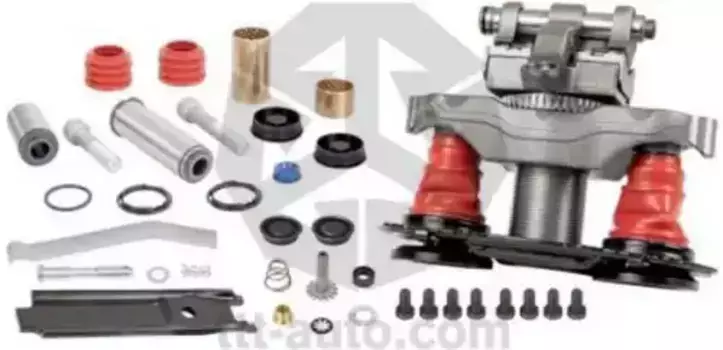 р/к дискового тормоза! (мр) полный к-т (подводящий механизм, направляющие) без штыря\ BPW 19230 TTT