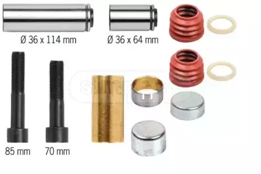 р/к дискового тормоза! направляющ.\ KNORR SN6/SN7/SK7 SP0501.0050 SIMPECO