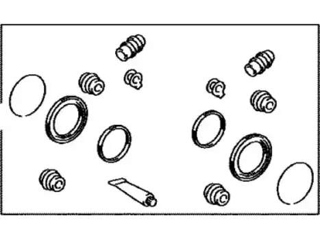 р/к дискового тормоза заднего! d38 Advics\ Toyota Camry 06-11/Rav4 III 05> 04479-33350 TOYOTA / LEXUS