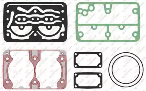 р/к компрес.!(мкр)к-т прокл., упл.кольца, сальник.(7 пр.) \Volvo,Scania RK.01.083.20 YUMAK