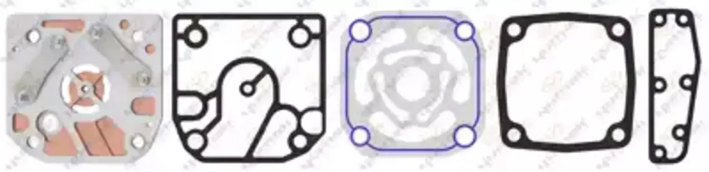 р/к компрессора! клапанная плита, прокладки ГБЦ\ MB Actros/Antos/Arocs/Axor RK.01.521 YUMAK