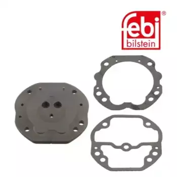 р/к компрессора!(мк)d90 2прокладки+1клапан+плита \MB дв.OM422/423/403/402 02572 FEBI