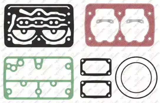 р/к компрессора !(мк) прокладки, клапаны LP4969/LP4970/LP4985 \DAF, VOLVO FH12 RK.01.192 YUMAK