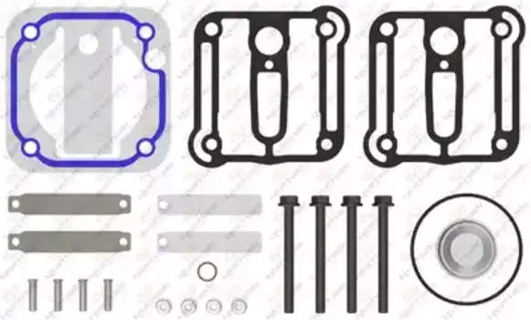 р/к компрессора! (мкр) клапаны, прокладки, болты, кольца упл.(16 пр.)\ MAN TGA RK.01.268.02 YUMAK