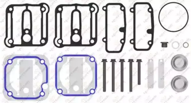 р/к компрессора! (мкр) клапаны, прокладки, болты, кольца упл.\ MAN TGA RK.01.242.09 YUMAK