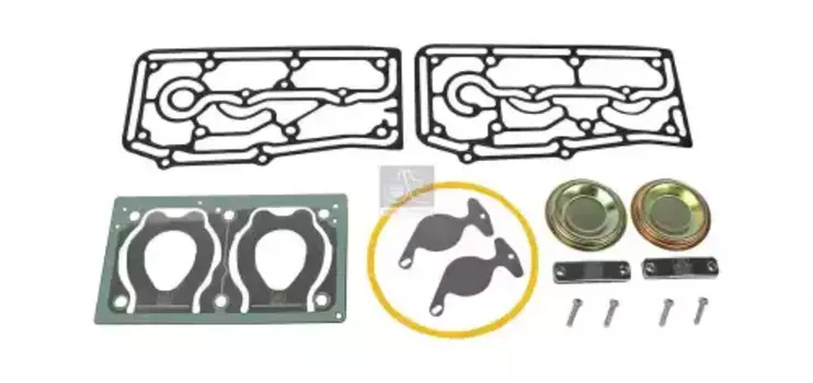 р/к компрессора !полный клапана прокладки, уплотнители, болты \DAF XF105 5.94219 DT