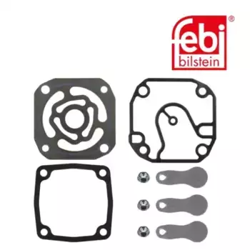 р/к компрессора!(прокладка -2 шт.,пластина с присоской 1шт,нажим.пласт.3шт, гайка 3шт)\ 38186 FEBI