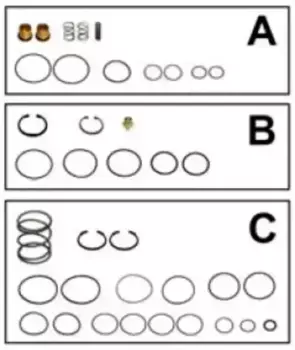 р/к ножного торм. крана !(мр) 2 клапана, упл.кольца для DX75B-BA-BX \Eurotech/Cursor Iveco MSK.4.5 TRUCKTECHNIC