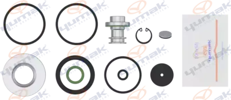 р/к осушителя воздуха! (мпр) кольца упл. 6, сальники2, стопоры2, шайба1\MB Actros, Axor RK.03.031 YUMAK