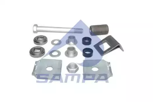 р/к пальца рессоры! (м) палец,втулки,шайбы,гайка, пластины\BPW 070.628 SAMPA