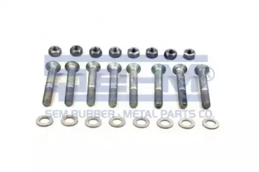 р/к подушек опор седла !(м) 8болтов+8гаек+8шайб\ Jost 10293 SE-M