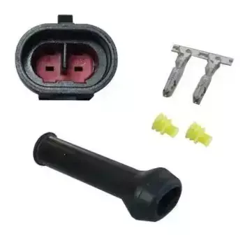 р/к разъема !разъем 2-pin SUPER SEAL овальный личинки 'папа',уплотн с рез. манжетой\ D14208 VIGNAL