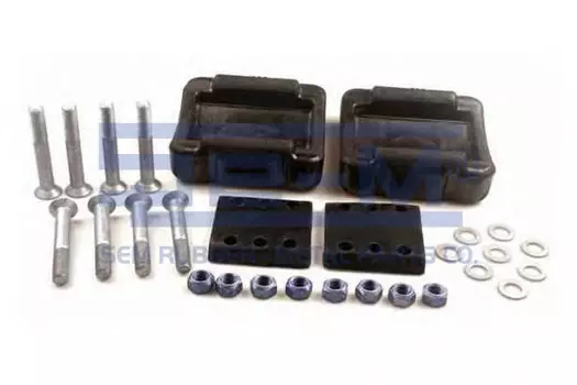 р/к седельного устройства!(мр) подушки (2шт+2шт)+болты, гайки, шайбы\JOST JSK37 10292 SE-M