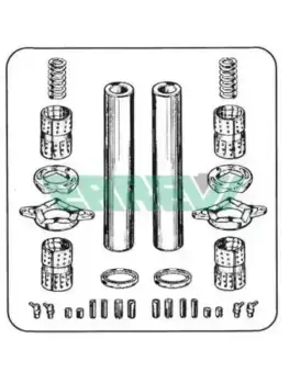 р/к шкворней !к-т на ось, поворотной оси 60x331 (c отв d39) \BPW 711914 ERREVI