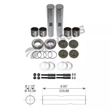 р/к шкворней !с подш. комплект R201419 ось FF-981 Meritor\FRL/Intern 360.204 MANSONS