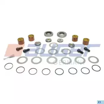 р/к шкворня! на ось (без пальцев) 4втулки, 2сальн., 4крышки, 8колец, 10шайб\ VOLVO 88250 AUGER