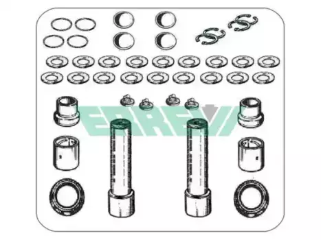 р/к шкворня !на ось L=175 с подшипником \MAN TGL/TGM 711820 ERREVI