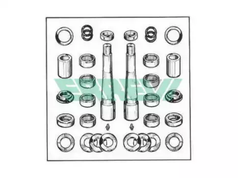 р/к шкворня на ось !(мр) с подш 31.5x50x270 \DAF 95.350/380/420/440 711739 ERREVI