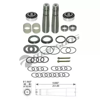 р/к шкворня! на ось с подш. 36x50x250\ Volvo F7/10/12/16 900824 MANSONS