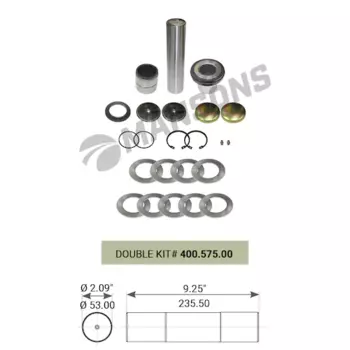 р/к шкворня! на сторону,с подшип 52/53x235\Omn MAN EL/EM/F2000/F90/G90/L2000/TGA/NG 400.575.00 MANSONS