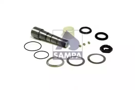 р/к шкворня! шкворень, втулка, прокладки, уплотнители, гайка\ Volvo FH12/FH16/FM10/FM12 030.576 SAMPA